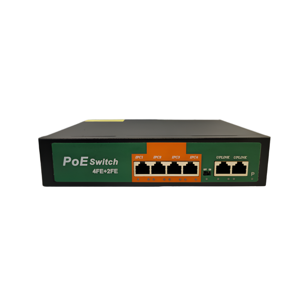 POE Switch, Desk top 4*100Mbps+2*100Mbps
