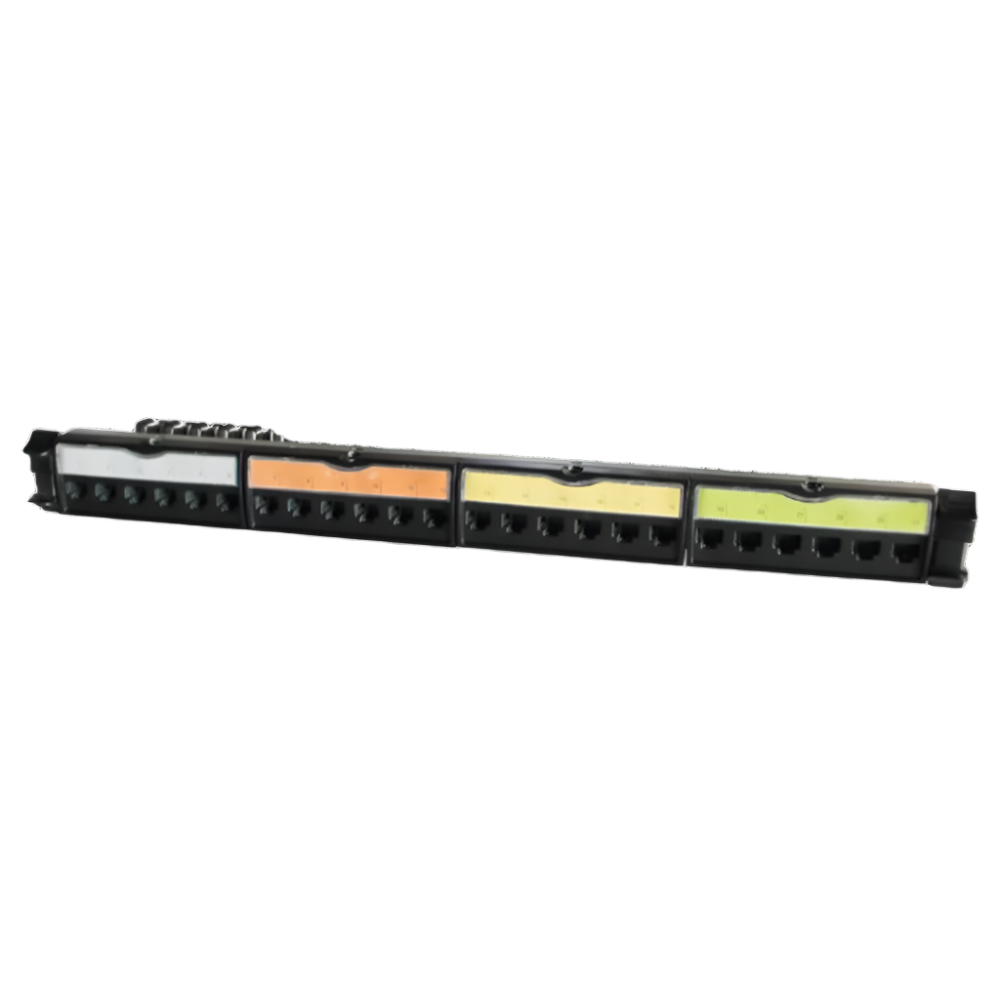 Patch Panel CAT6 UTP 24 ports 3μ Gold-Plated